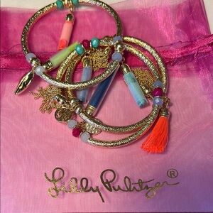 Lilly Pulitzer Multicolor Beaded Stretch Bracelets